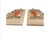 Hollywood Regency Pair 1958 United MFG Co Chicago Plaster Wall Panels Chinoiserie Relief Coral Vase For Sale - Image 3 of 6