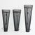 Set of Three Monumental Modernist Steel Rod Wall Sconces, Switzerland For Sale - Image 15 of 16