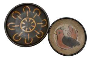 Mid-Century Modern Danish Studio Pottery Plates from Hildegon Als, Set of 2
