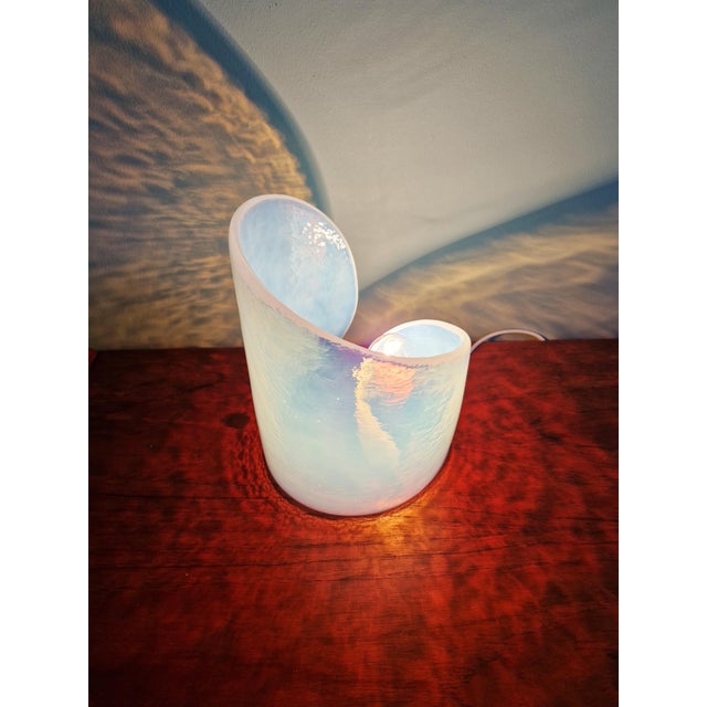 Opalescent Murano Glass Lamp from La Murrina, 1970s For Sale - Image 4 of 12