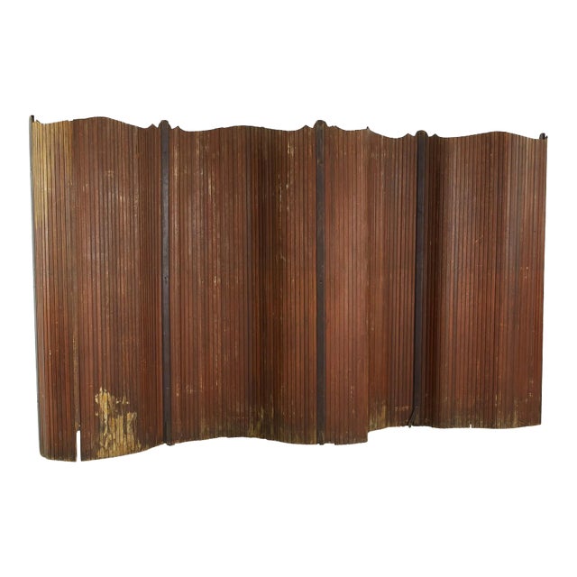 Baumann Fils & Cie Mid Century Paravent Paris Room Divider Screen For Sale