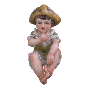Antique Style Camille Naudot French Porcelain Piano Baby Boy Figurine Model 6068a