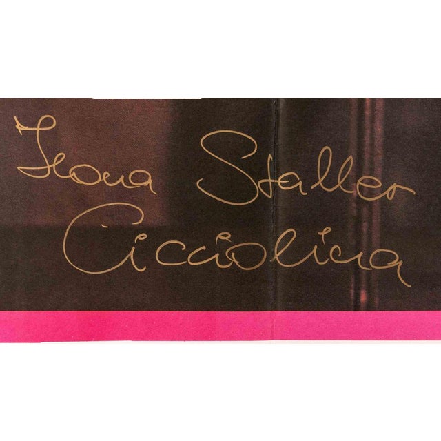 Vintage Poster, hand signed. Italian 2-Foglio (100 × 140 cm), Riccardo Schicchi Production. Starring Ilona Staller...