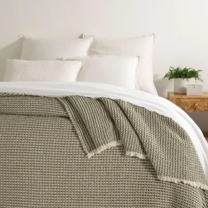 Pine Cone Hill by Annie Selke Dorothy Sage Blanket, Twin