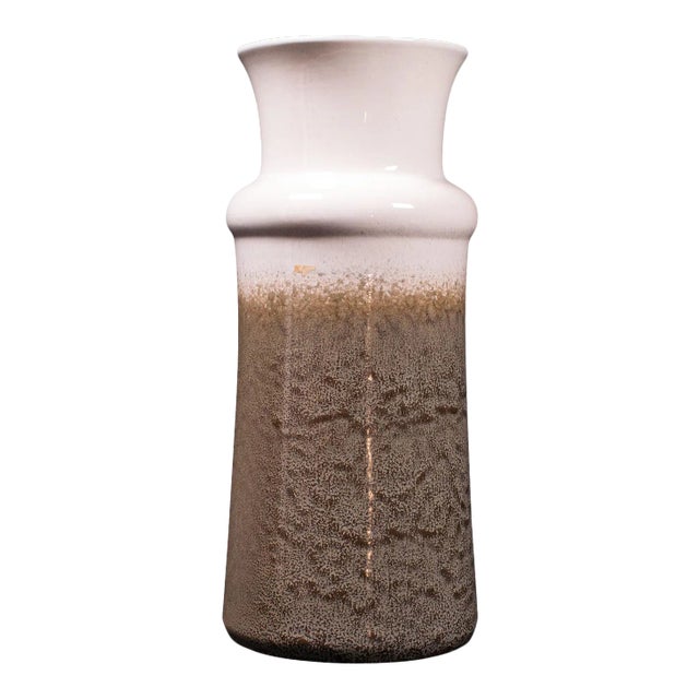 1960 Vintage Ceramic German Decorative Lava Vase For Sale