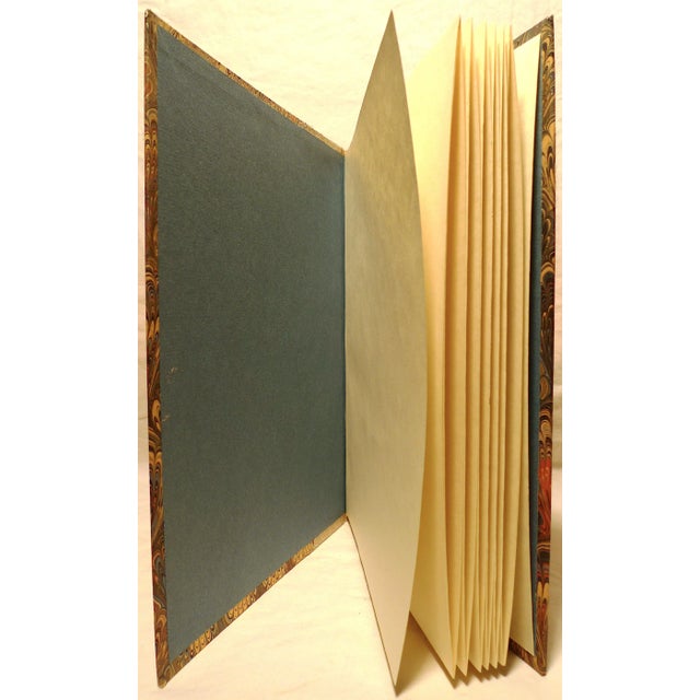 Japanese 2010s Hand-Made Linen Octavo Book Traditionally Bound - Journal by M. Allen For Sale - Image 3 of 4