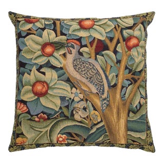 Woodpecker Right Regular Cushion With Feather Filler - 46x46cm (18"x18") For Sale