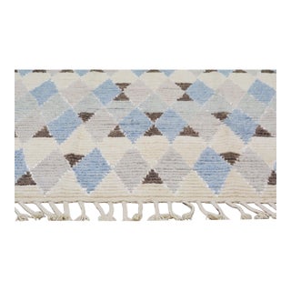 New Modern Moroccan Professional Hand Knotted Wool Rug, 9x12 For Sale