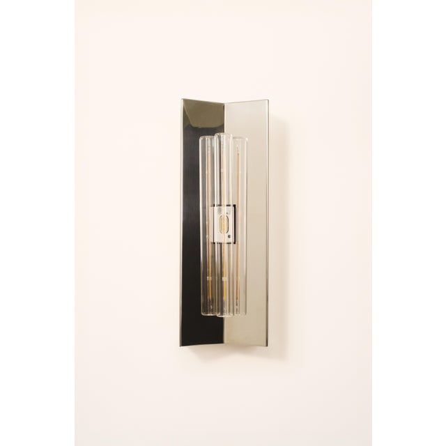 Contemporary Small Arrow Stainless Steel Table Lamp without Diffuser by Violaine d'Harcourt For Sale - Image 3 of 10