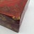 Vintage Chinese Gilt Red Lacquer Leather Document Box With Dragon & Phoenix For Sale - Image 11 of 14