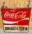 1960s Coca-Cola Trade Sign 'Drugs & Soda' From WPB, Florida Clematis Street For Sale - Image 11 of 12