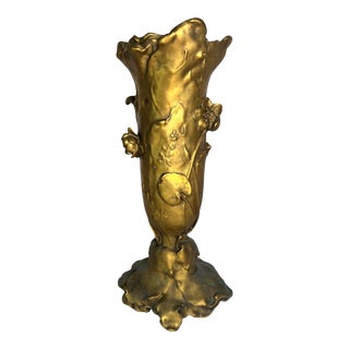 Bronze Art Nouveau Vase by Robert Fr√©res, Circa 1900 For Sale