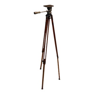Vintage 1920’s Otto Engineering Wood Camera Tripod For Sale