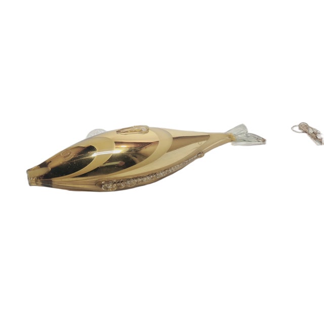 Fish Glass Figurine, Czechoslovakia, 1960s For Sale - Image 3 of 17