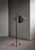 Art Deco Scandinavian Floor Lamp in Wrought Iron with Pleated Shade, 1930s For Sale - Image 4 of 17