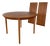 Vintage Danish Round Teak Table, 1950s For Sale