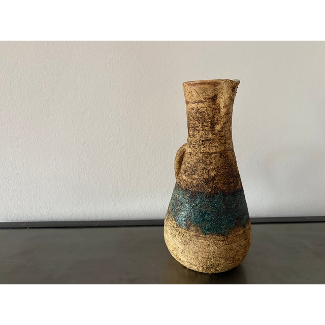 Brutalist Ceramic Vase from Terraform Studiokeramik Göllner, 1960s For Sale - Image 4 of 18