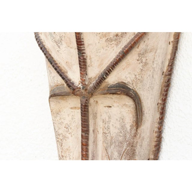Authentic Large Fang Mask With Ritual Ropework For Sale In Los Angeles - Image 6 of 9