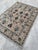 Vase Design Area Rug, Hand-Knotted Wool, Floral, 6x8, Ivory & Turquoise For Sale - Image 6 of 12