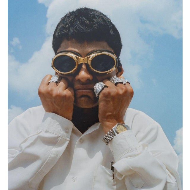 Stuart Hawkins (American, XX-XXI), Man with Bling, C-Print in Colors Mounted on Foam Board, 2003, from the Appearing In...