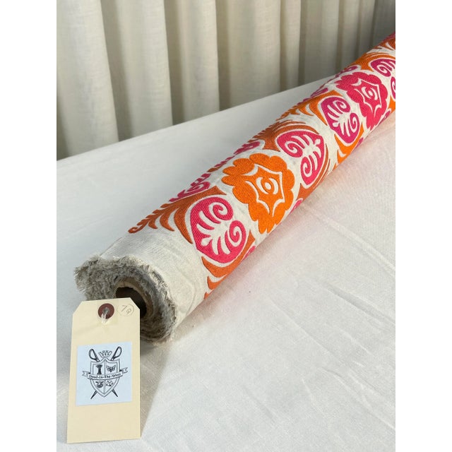 “Suzani” Styled Embroidery – 5.5 Yards For Sale - Image 4 of 4