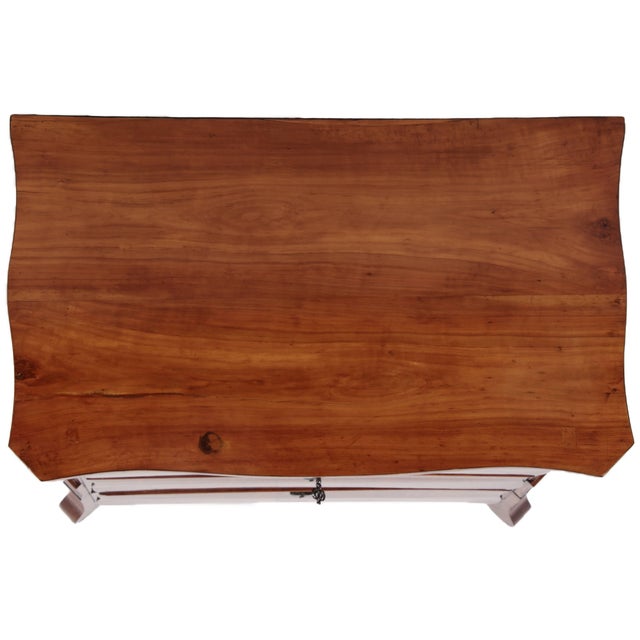 Wood Antique Small Biedermeier Chest of Drawers, 1840 For Sale - Image 7 of 18