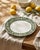 2000 - 2009 Les-Ottomans Italian Ceramic Tropical Jungle Relief Plate – Hand-Painted Green & White For Sale - Image 5 of 9