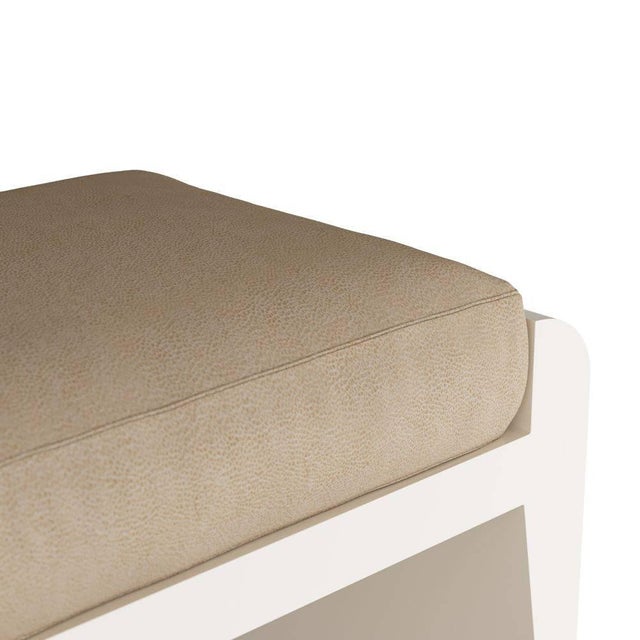 2020s Arteriors Home Alanna Ottoman For Sale - Image 5 of 8