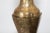 Vintage Anglo-Indian Engraved Brass Candlestick Table Lamp, Circa 1950 For Sale - Image 13 of 18