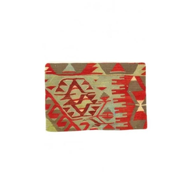 Traditional Vintage Hand Knotted K36 Pillow 16" X 24" For Sale - Image 3 of 3