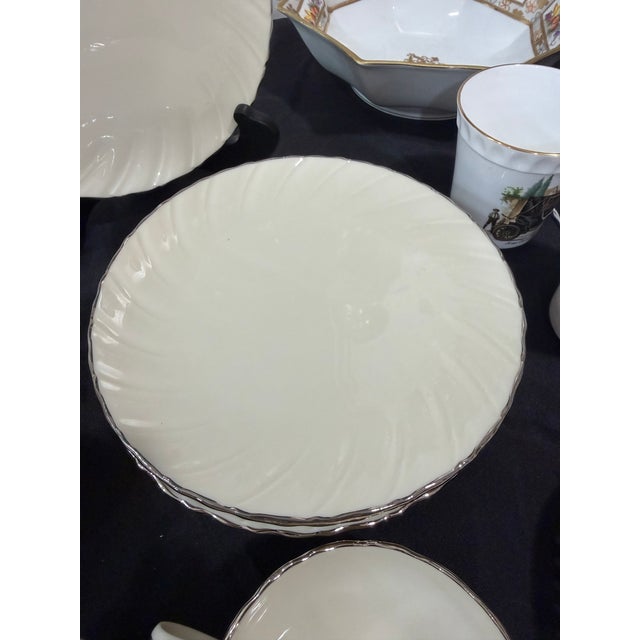 Vintage Discontinued Lenox China Weatherly Pattern 24 Pc Set For Sale In Atlanta - Image 6 of 7
