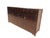 Chinese Antique Chinese Tall Sideboard With Faded Hand-Painted Doors, Red-Brown Patina For Sale - Image 3 of 3