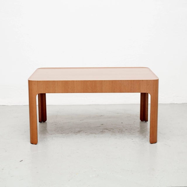 This coffee table was designed by Isamu Kenmochi and manufactured by Tendo in Japan, circa 1967. It remains in good...