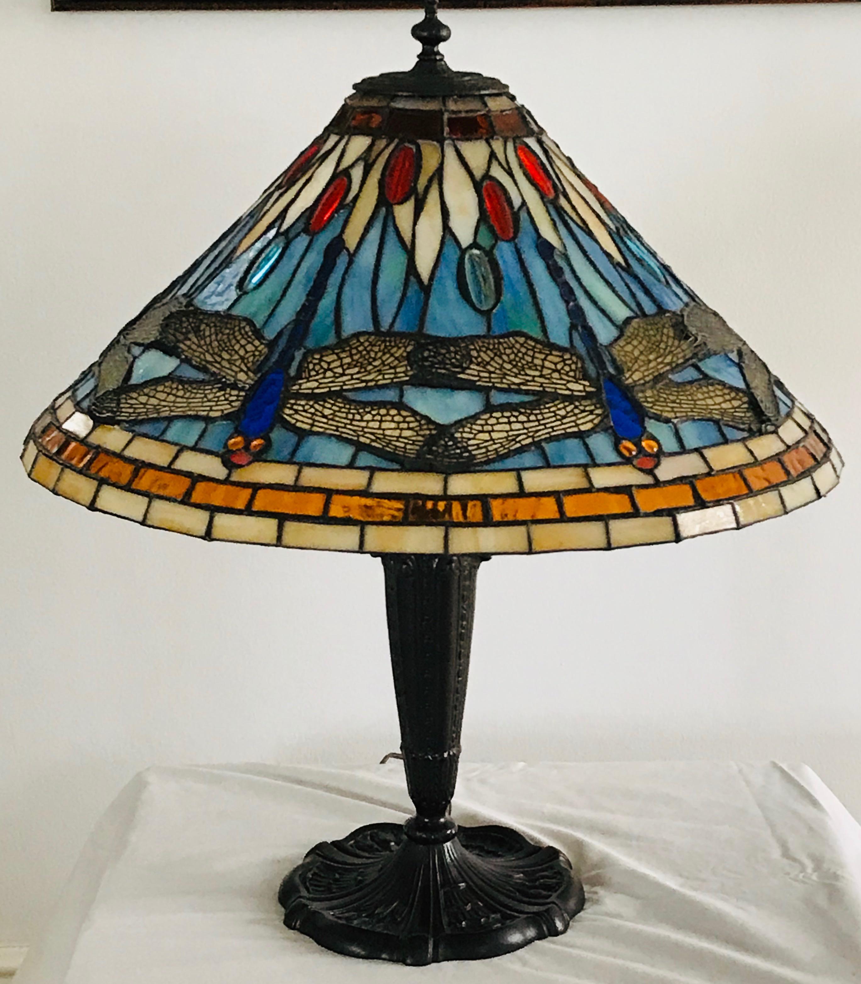 stained glass table lamps for sale