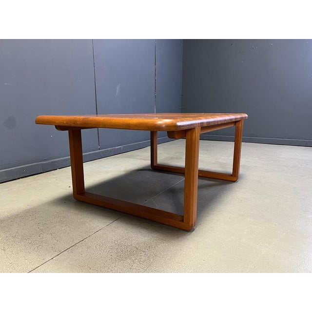 Mid-Century Scandinavian Teak Coffee Table, 1970s For Sale - Image 9 of 12