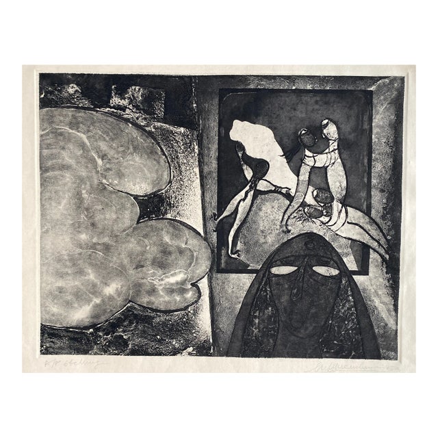 1983 Modern Etching on Paper For Sale