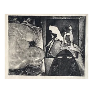 1983 Modern Etching on Paper