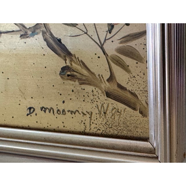 Beautiful Chinoiserie Hand Painted Mirror by LaBarge. Signed by artist in 1984. Came from an estate where it hang for over...