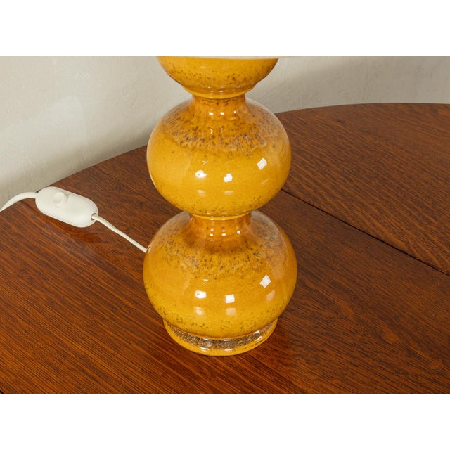 Textile Bubble Table Lamp from Kaiser Leuchten, 1960s For Sale - Image 7 of 10