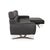 Monroe Leather Corner Sofa in Grey Anthracite and Wood Brown with Right Chaise Lounge and Manual Function from Koinor For Sale - Image 17 of 18
