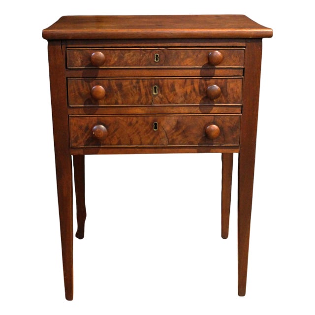 C. 1800 American Federal Period Side Table For Sale