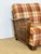Vintage Lounge Chair in Bentwood and Checkered Fabric, 1960s For Sale - Image 11 of 15
