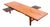 Large 1960s Danish Modern Studio Crafted Teak Coffee Table With Hidden Drink Trays For Sale