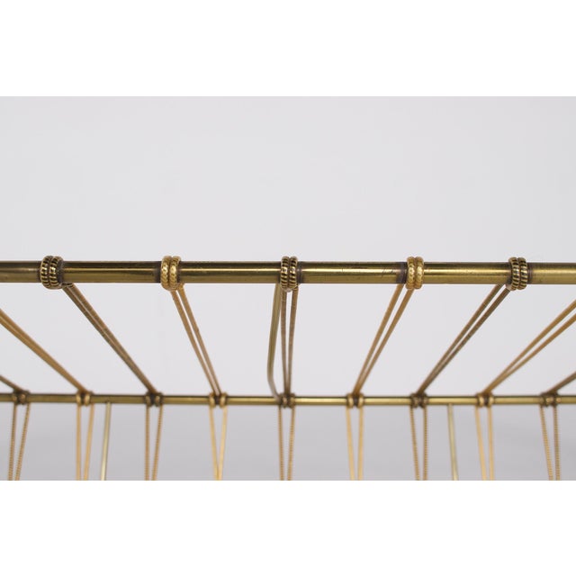 Brass Wall-Mounted Coat Rack, 1960s For Sale - Image 4 of 9