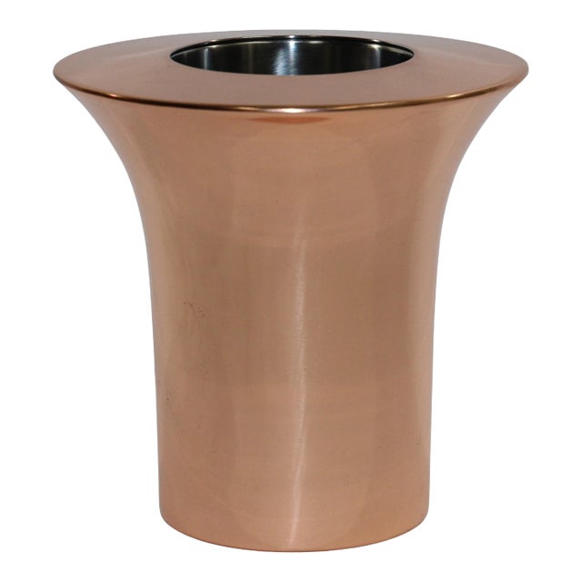 Modernist Bar Copper Wine Cooler by Tom Dixon London For Sale