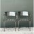 Charcoal Vintage Metal Scroll Armchairs - Pair For Sale - Image 8 of 12