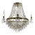 Large Brass Bathroom Chandelier For Sale