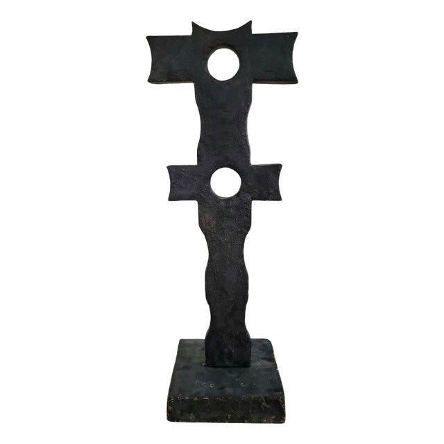 Large Abstract Concrete Sculpture, 1990s For Sale