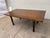 Farmhouse Rustic Walnut Farmhouse Extension Dining Table For Sale - Image 3 of 12
