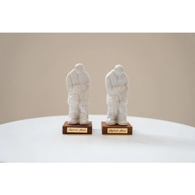 Earthenware Ceramic Figurines by Goffredo Gaeta, 1970, Set of 2 For Sale - Image 12 of 12